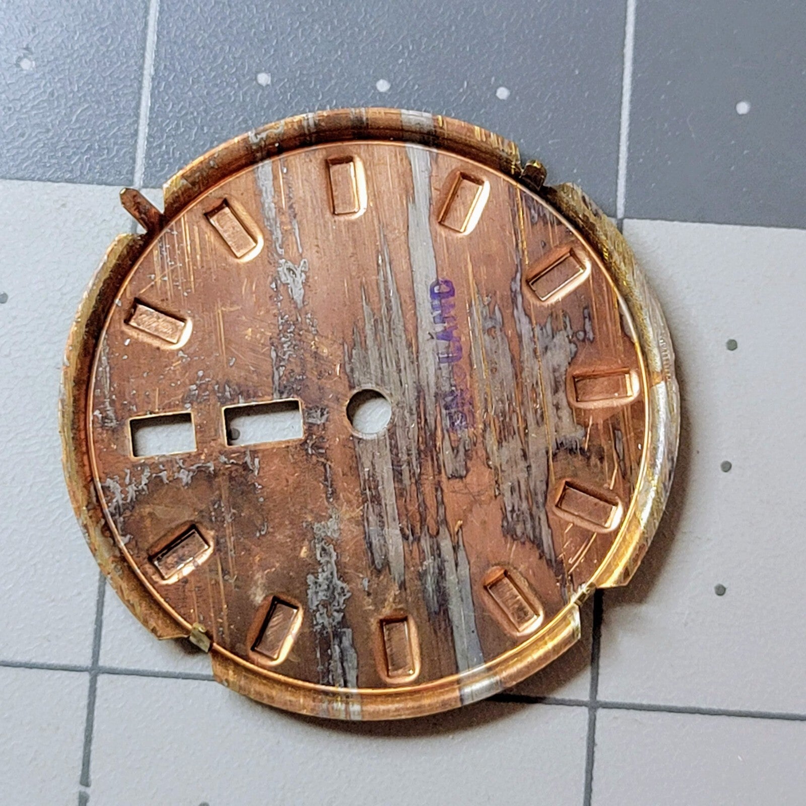 1975 Timex Electric Mens Watch Replacement Black Dial - 31.4mm Day/Date Black3