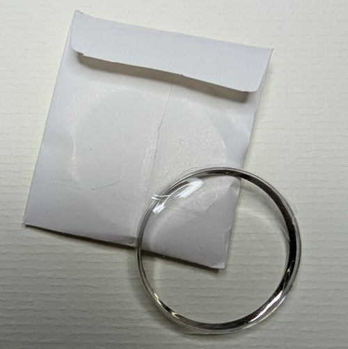 Aftermarket Omega Acrylic Crystal #329 - Silver Tension Ring - 32.9mm0