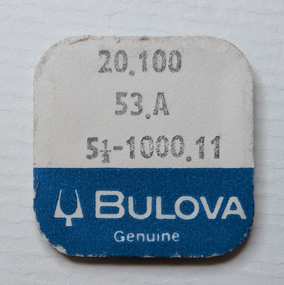 NOS Genuine Bulova 5 1/2 1000.11  Alloy Mainspring Watch Part #53 A, 20.1000