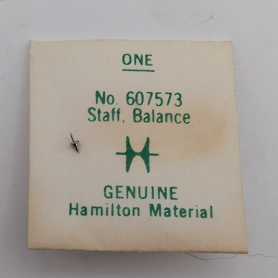 Genuine Hamilton Factory Balance Staff 607573 -Grade 761-780 - New Old Stock0