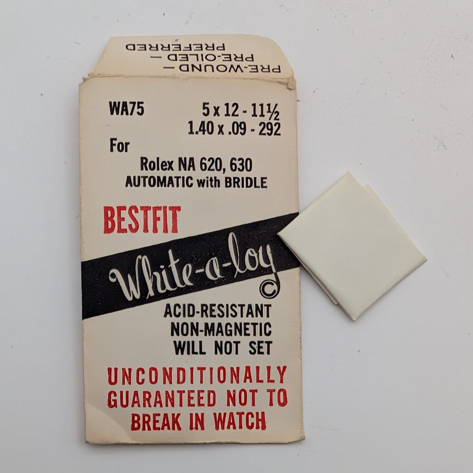 Mainspring for Rolex NA 620/630 Auto (Bridle) 1.40 x 0.09 x 292 - Bestfit WA750