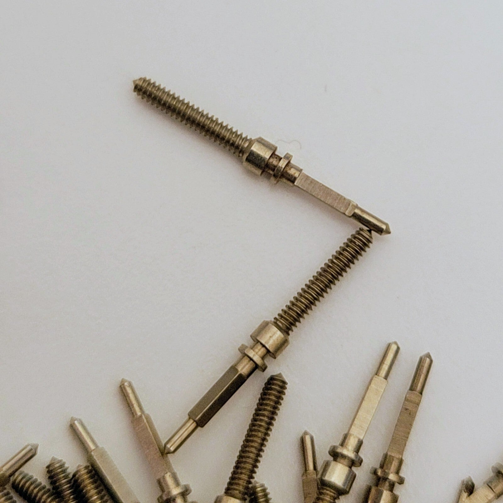 25 Vtg Watch Stems Parts Steampunk Altered Art Watchmakers Lot Crafts Movements1