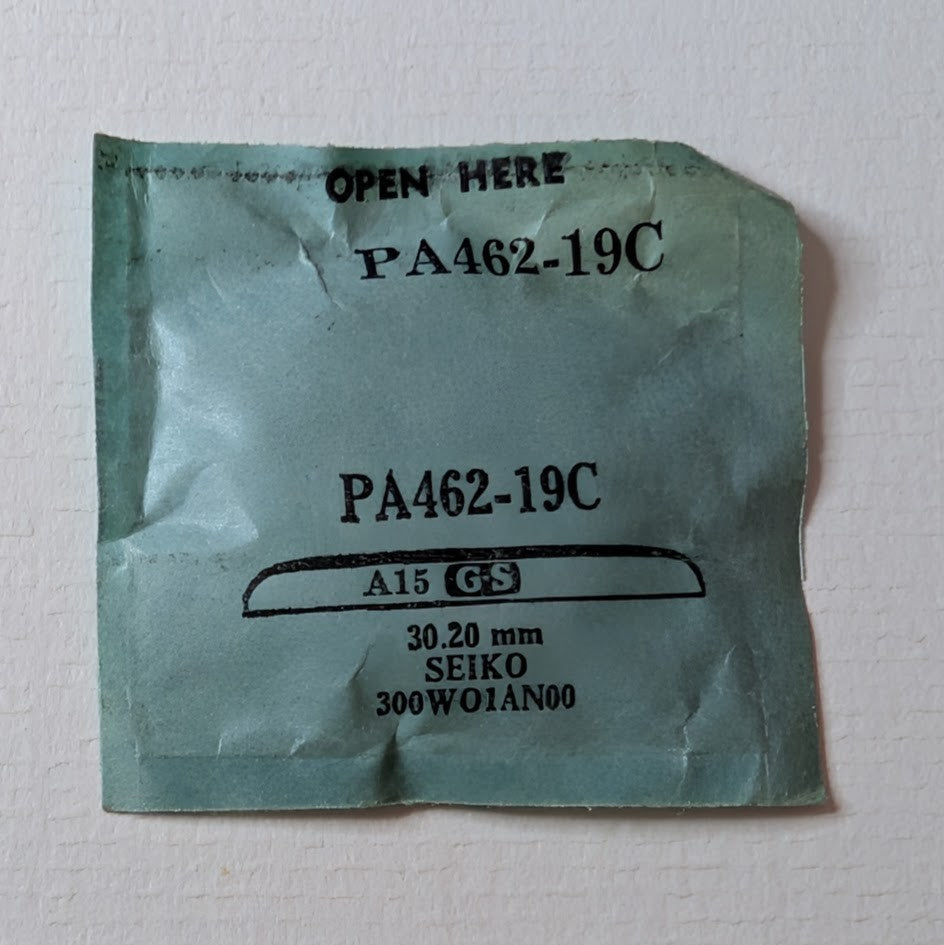 GS PA462-19C Watch Crystal 30.20mm Seiko 300W01AN00 NOS Vintage Replacement0