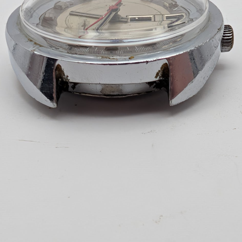 1973 Timex Viscount Day-Date Automatic 46850 3373 – Runs Slow – New Crystal9