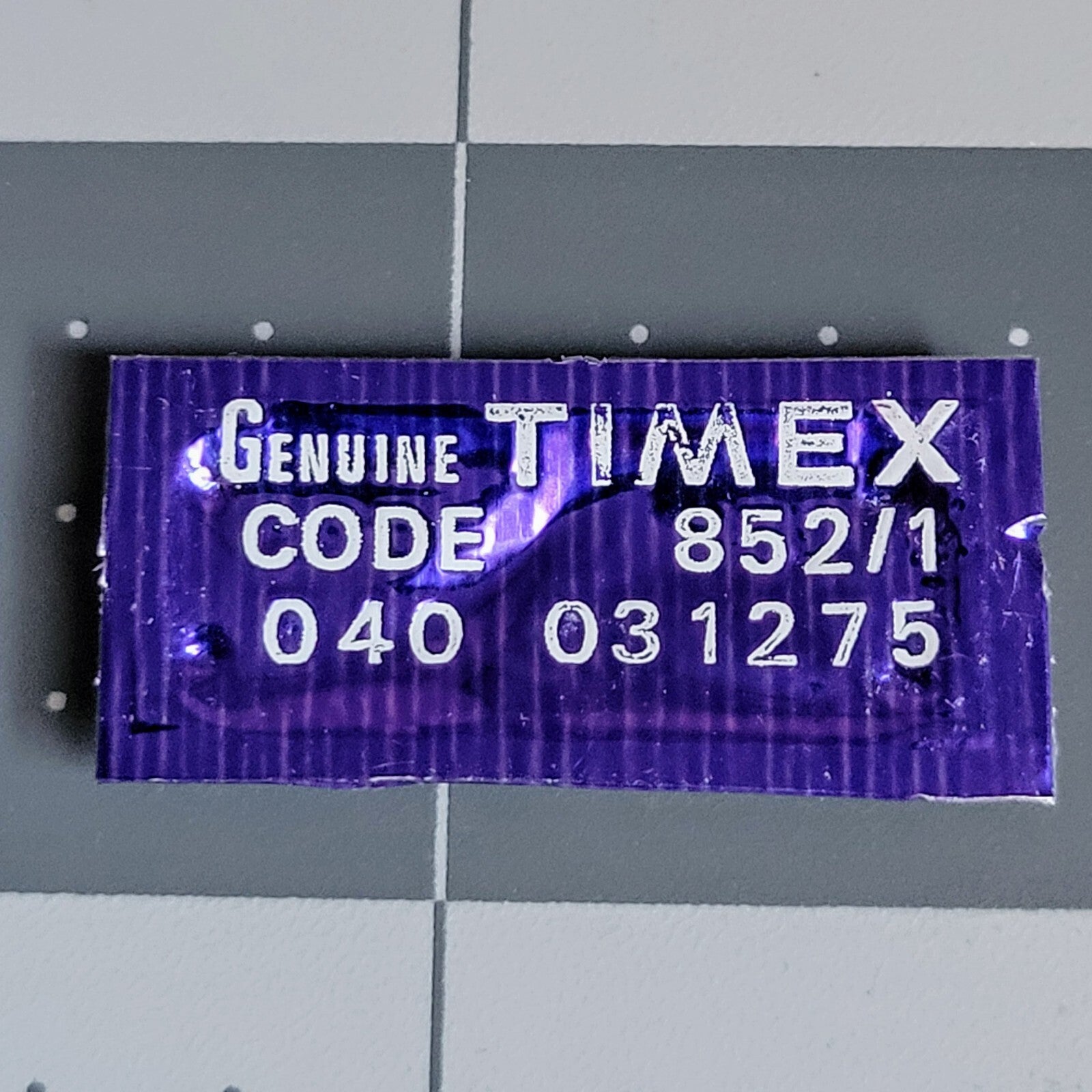 Genuine Timex Orange Sweep Second Hand 040-031275 NOS in Package3