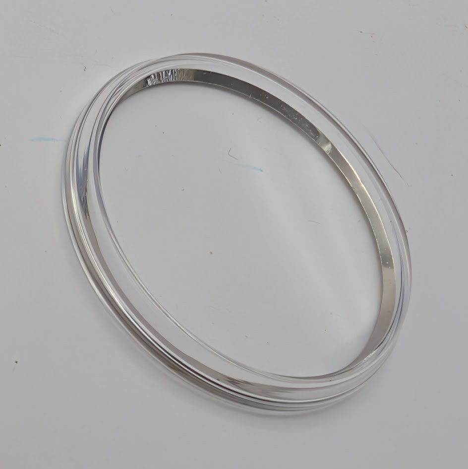 Aftermarket Seiko 31mm Acrylic Flat Top Watch Crystal w Silver Tension Ring1