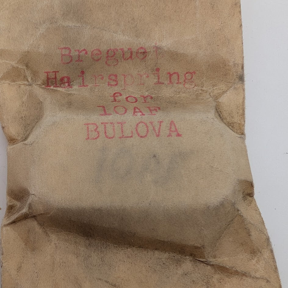 New Old Stock Bulova 10AF Wristwatch Hairspring Lot - Watchmaker Parts2