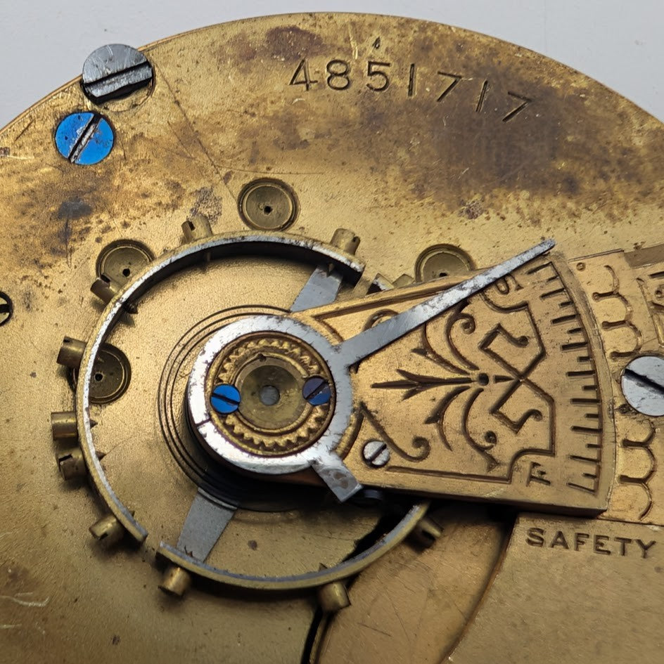 1891 Waltham Model 1883 Grade No. 1 7J 18s Pocket Watch Movement For Repair2