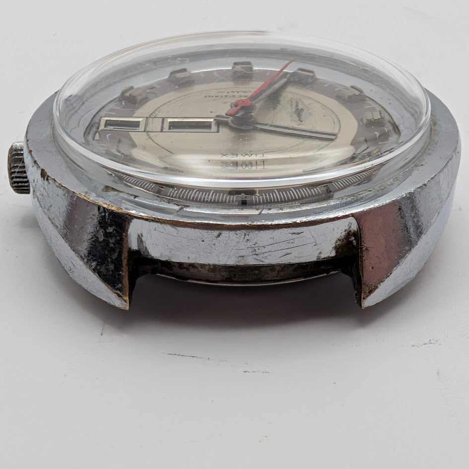 1973 Timex Viscount Day-Date Automatic 46850 3373 – Runs Slow – New Crystal8