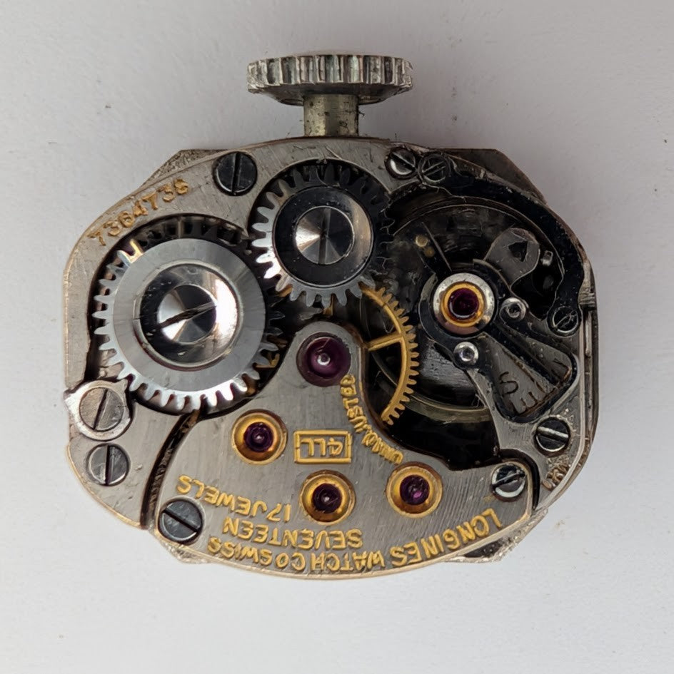 1947 Longines Ladies 4LL Movement (Runs) – 17J – With Dial & Crown2