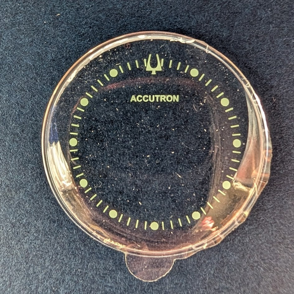 Bulova Ref. # 1222SL Accutron 214 Spaceview Crystal 29.9mm - Aftermarket Crystal0