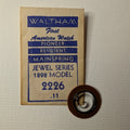 Waltham 1898 Model Pioneer Resilient Mainspring Jewel Series 22260