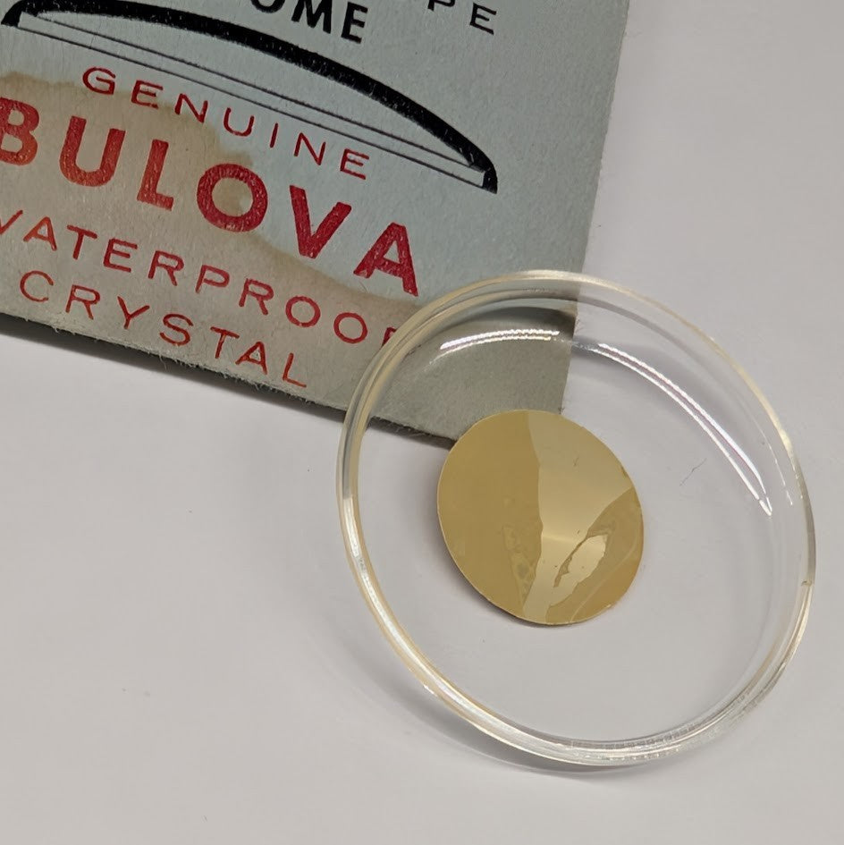 NOS Bulova 28.6mm Watch Crystal – Dome Press Type – 1126E-51