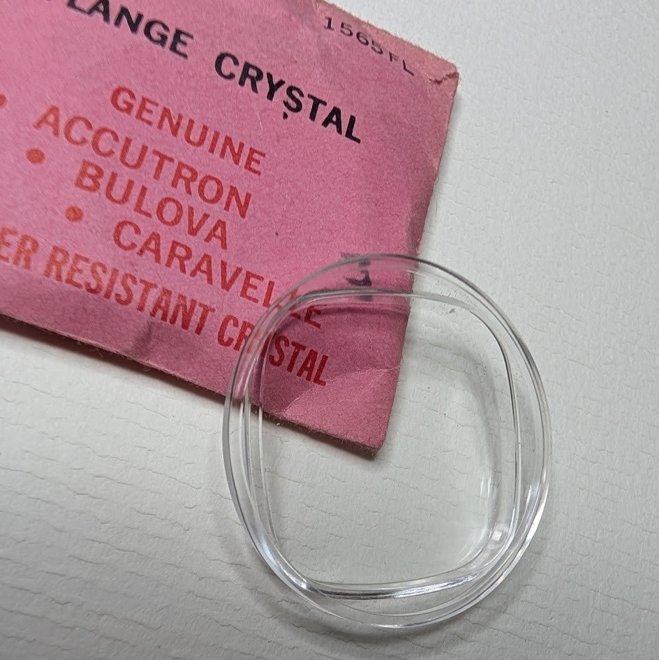 Accutron Bulova Caravelle Flange Watch Crystal NOS Part# 31.5MM 1565FL1