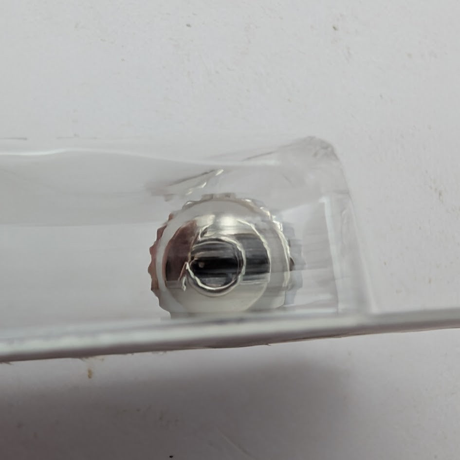 Omega Crown 069ST42175 – 6.50 mm × 7.60 mm, M0.90 – Fits Tube 090ST1255 – SS – 12