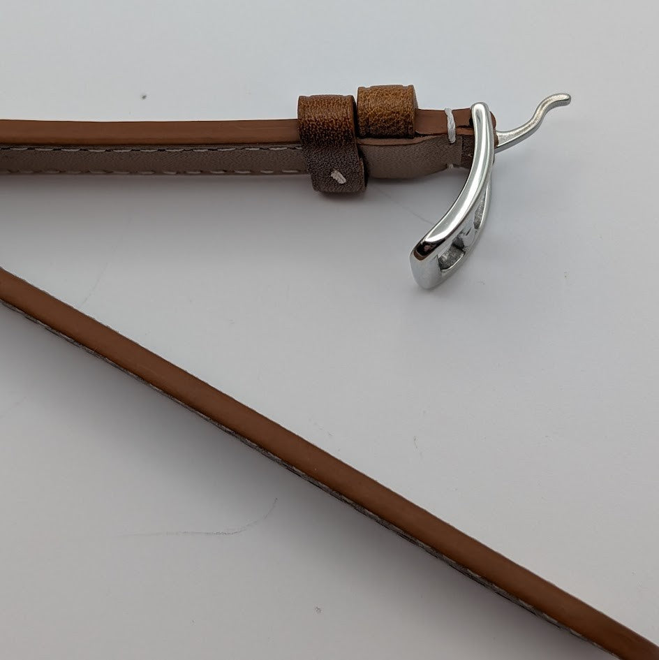 18mm Quick Release Leather Oil Wax Watch Band Strap Light Brown  Universal Fit5