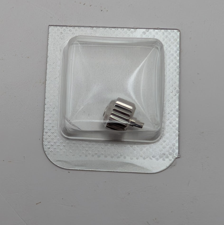 Omega Crown 069ST42175 – 6.50 mm × 7.60 mm, M0.90 – Fits Tube 090ST1255 – SS – 11