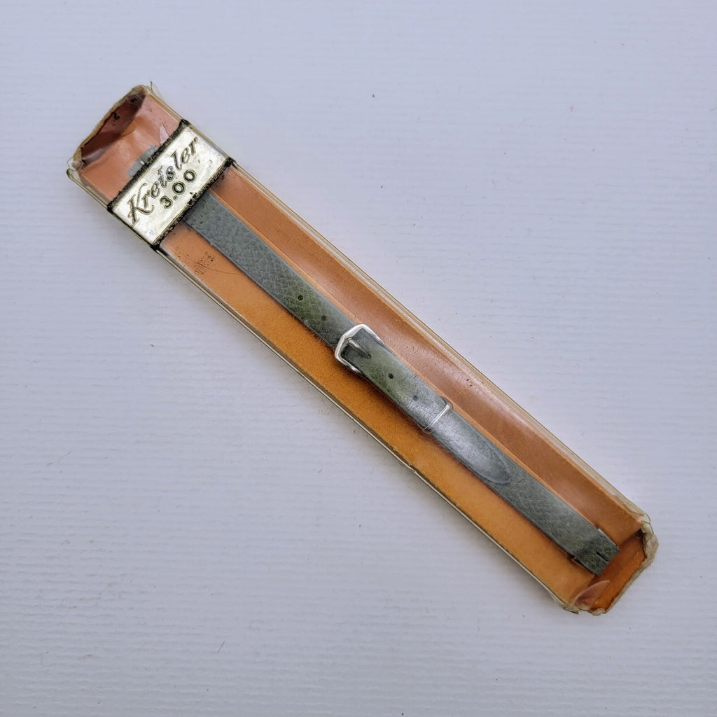 9mm Kreisler Gray Genuine Deluxe Calf Leather Ladies Changette Watch Band #532178