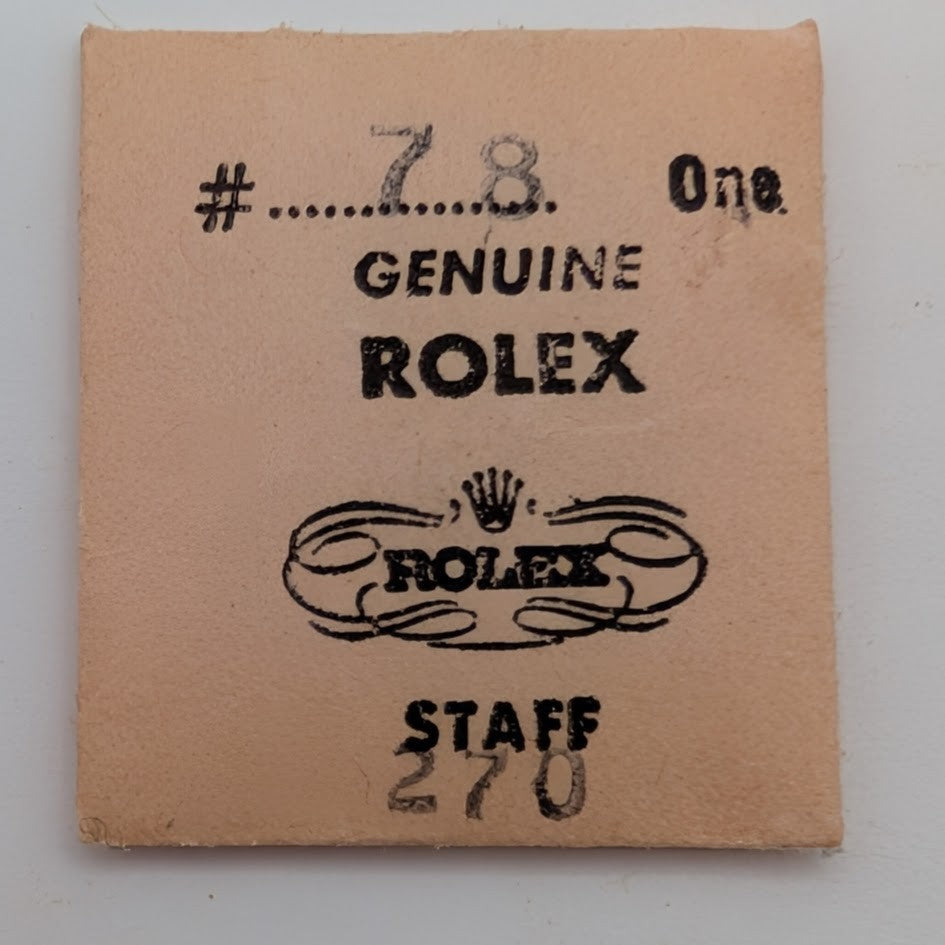 Rolex Balance Staff – Caliber 270 – Genuine NOS0