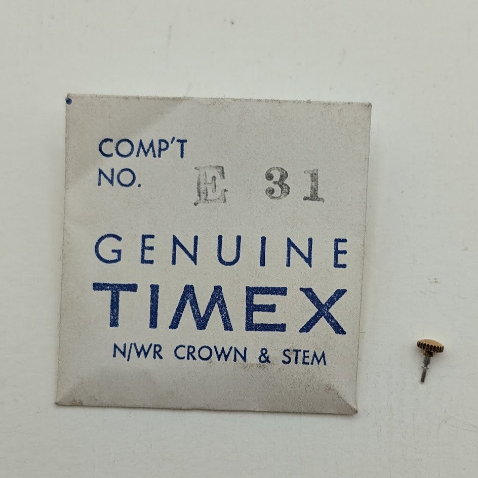 Timex E 31 - Part # 2605 02471 - Winding Stem & Crown Assembly - Replacement0