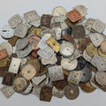 Lot of 25 Vintage Watch Dials Faces Mixed Shapes Steampunk Craft Parts0