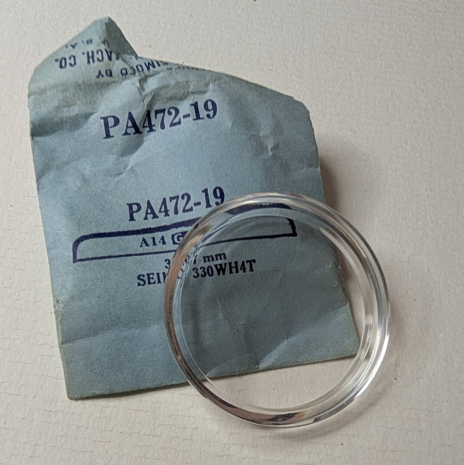 GS PA472-19 Watch Crystal 33.07mm Seiko 330WH4T NOS Replacement2