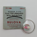 Genuine NOS Bulova 27.2mm Press Type Flat Top Replacement Watch Crystal 1703A0