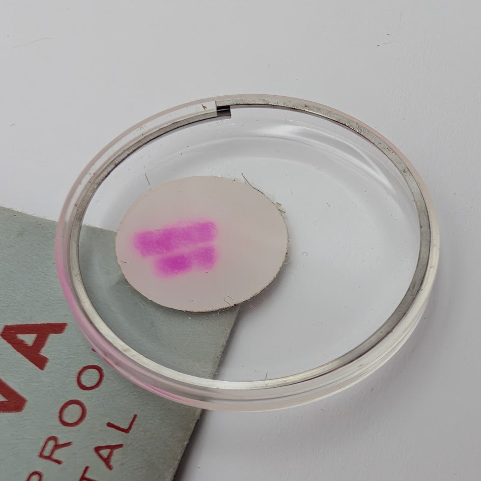 Genuine NOS Bulova 27.2mm Press Type Flat Top Replacement Watch Crystal 1703A1