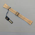 Seiko B1047 Gold Tone Watch Band Bracelet 18mm Lugs 20mm Wide - Unused0