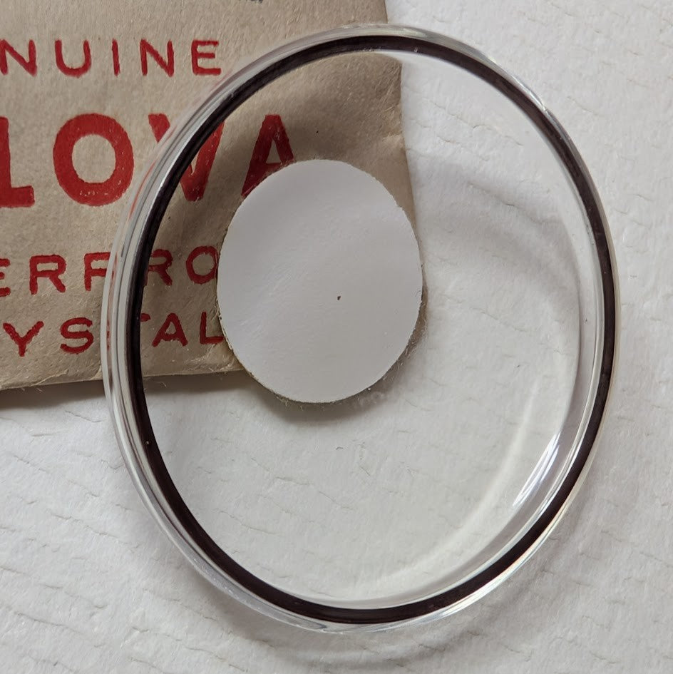 Bulova Armored White (Silver) Watch Crystal Round 30.9mm 1254EW NOS1