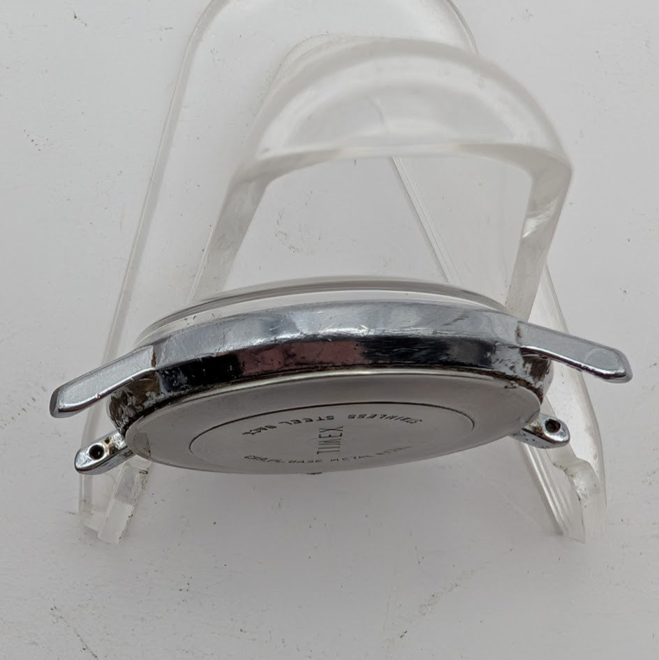 1972 Timex Mercury Watch Head – Orange Brown Dial – Stainless Back – Runs6