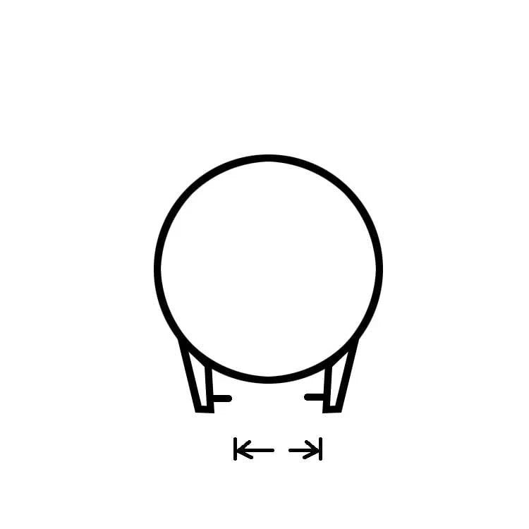 Vintage NOS Lot 2 Female Spring Bars 17mm x 2mm 1.2mm Ends Watch4