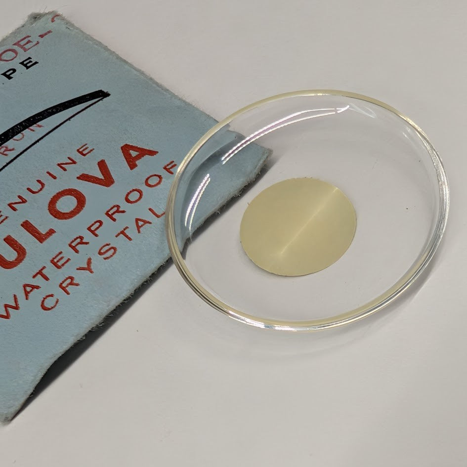 Bulova Accutron Snap In Type Dome Watch Crystal OEM Part# 30.55MM 1210E-31