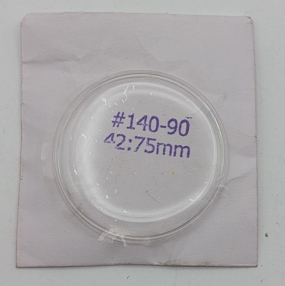 Open Face Pocket Watch Crystal 42.75mm x 4mm Acrylic Dome Replacement0