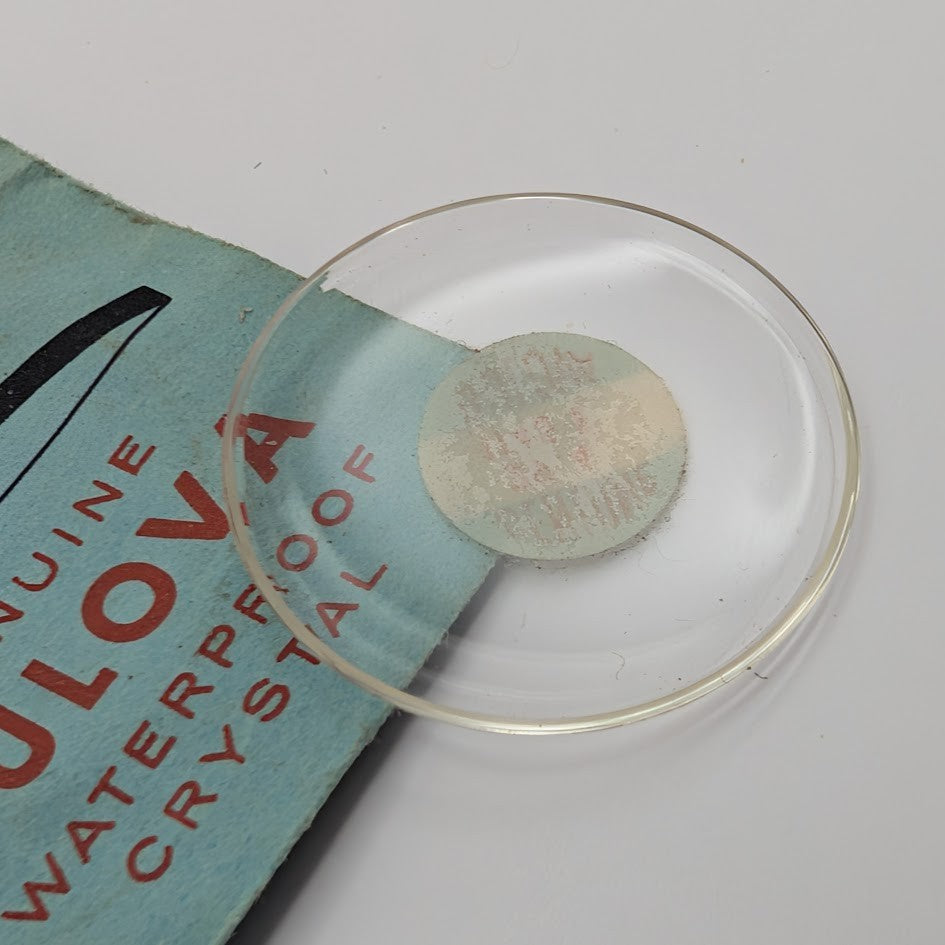 Genuine NOS Bulova 29.4mm Snap-In Dome Replacement Watch Crystal 1145 E1