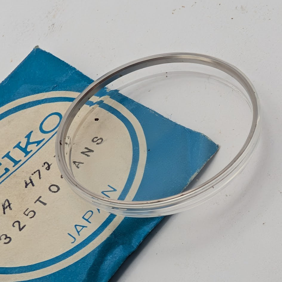 Seiko 325T02ANS Acrylic Crystal 32.5mm w/ Silver Tension Ring – NOS1