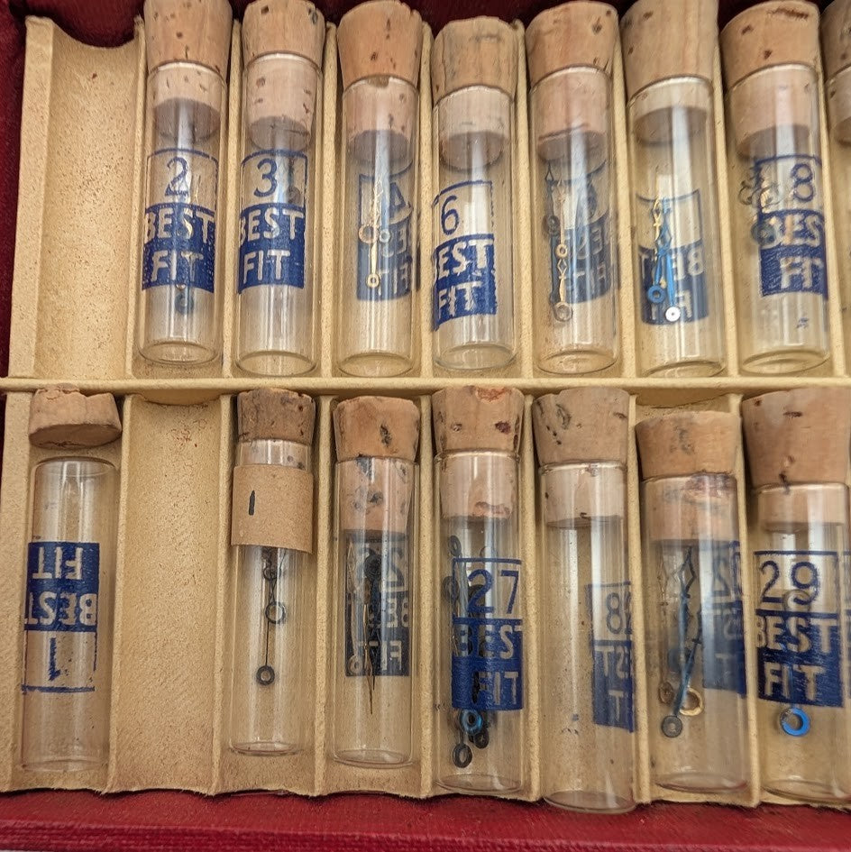 Bestfit No. 6D Watch Hands Assortment Vintage Metric Gauged Hands Spade Moon1