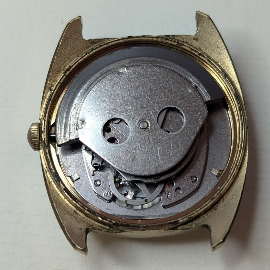 1971 Timex Viscount Self-Wind Date Watch – Not Running – Parts/Repair1