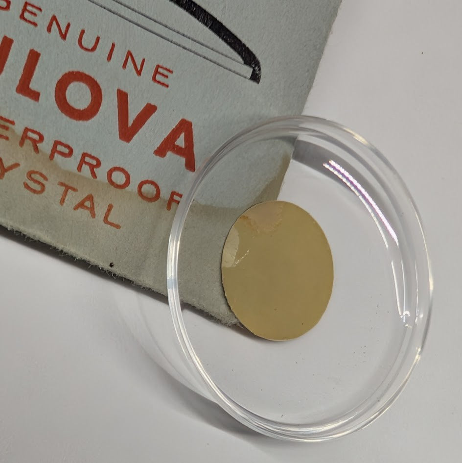NOS Bulova 28.6mm Watch Crystal – High Dome Press Type – 1126E1