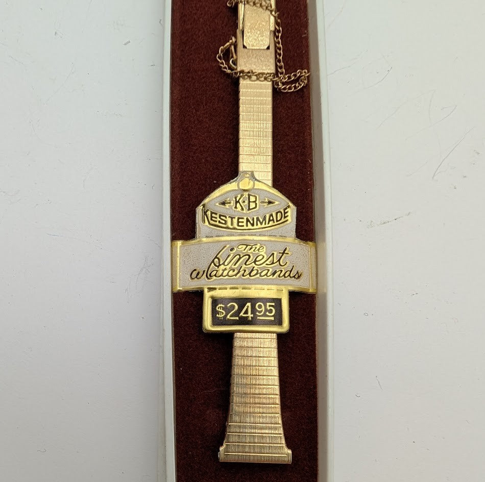 Vintage Kestenmade 14mm Gold Tone 1/80 10K RGP Watch Band – Orig Box NOS1