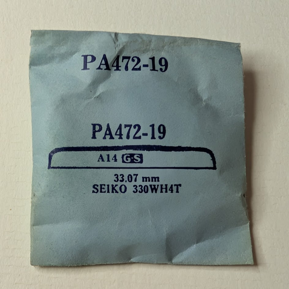 GS PA472-19 Watch Crystal 33.07mm Seiko 330WH4T NOS Replacement0