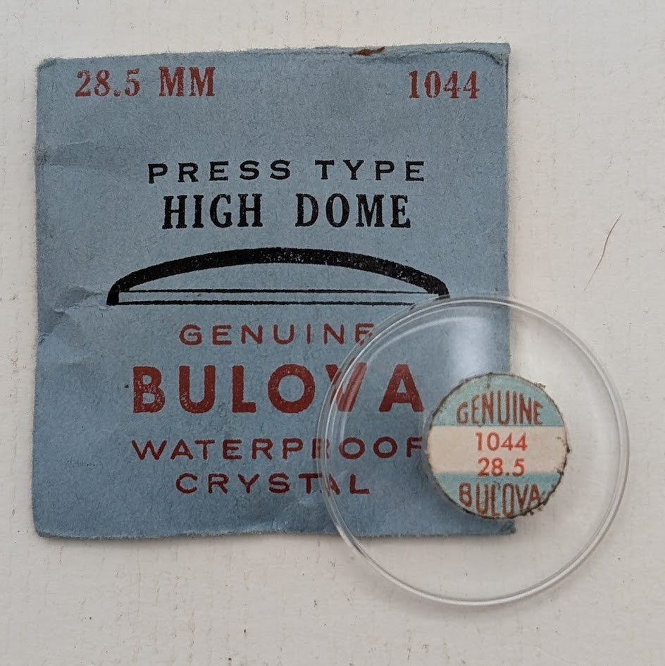 NOS Bulova 28.5mm Watch Crystal – High Dome Press Type – 10440