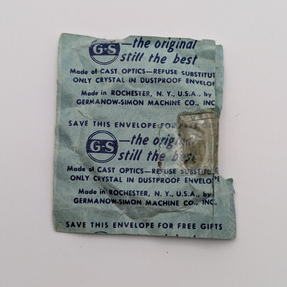 Vintage NOS OMEGA Seamaster For Reflector Ring Crystal 29.6mm Acrylic - PA4611