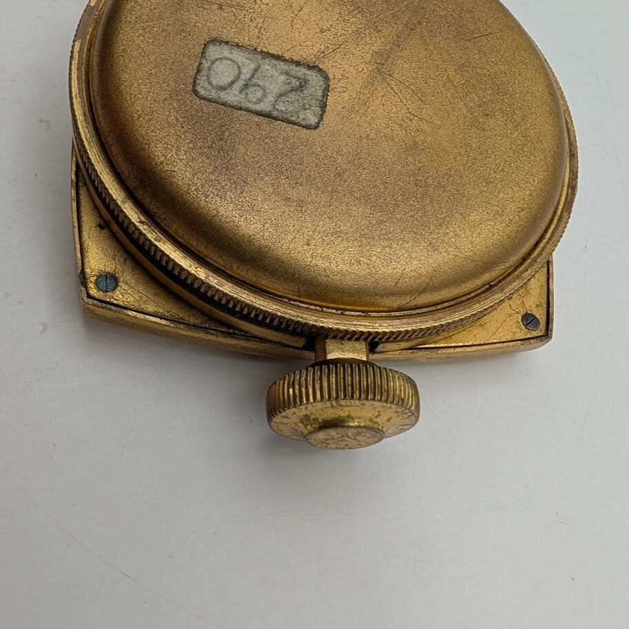 Waltham 8 day 7j, 1926 Travel / Desk Clock, 37s, 7J, Breguet Hairspring - Runs3