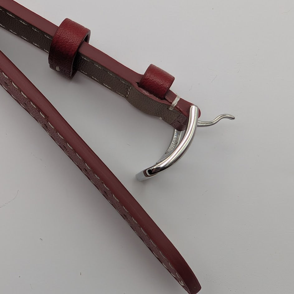 20mm Quick Release Leather Oil Wax Watch Band Strap Red Brown  Universal Fit7