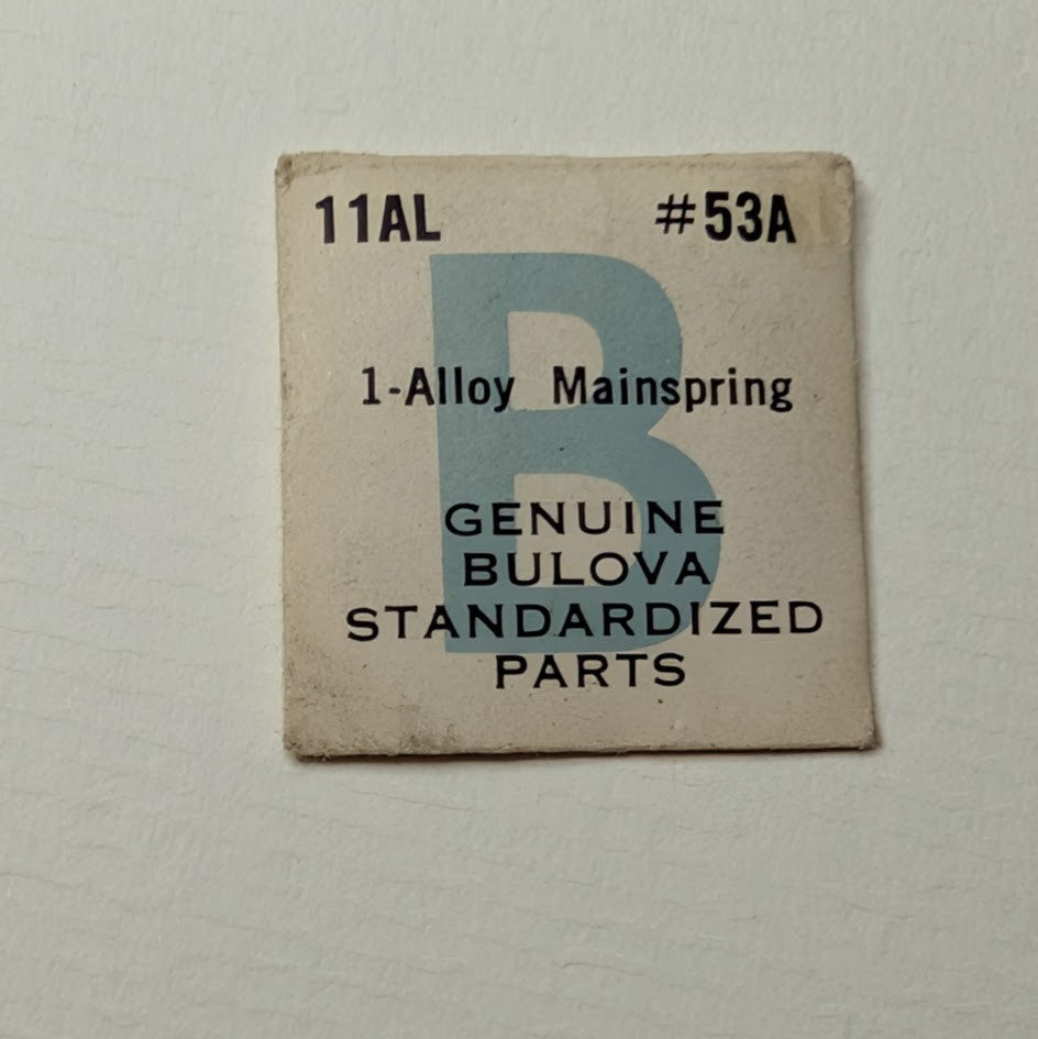 NOS Genuine Bulova Alloy Mainspring for 11AL Movement - Watchmaker Part0
