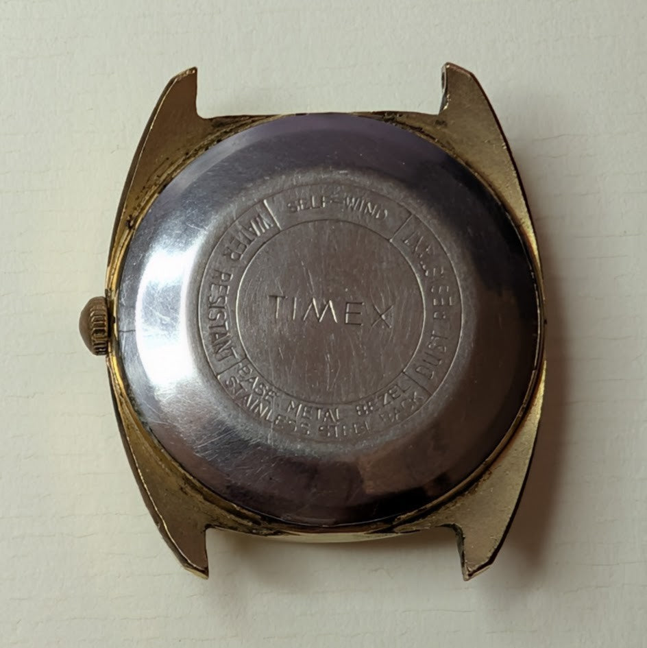 1971 Timex Viscount Self-Wind Date Watch – Not Running – Parts/Repair5