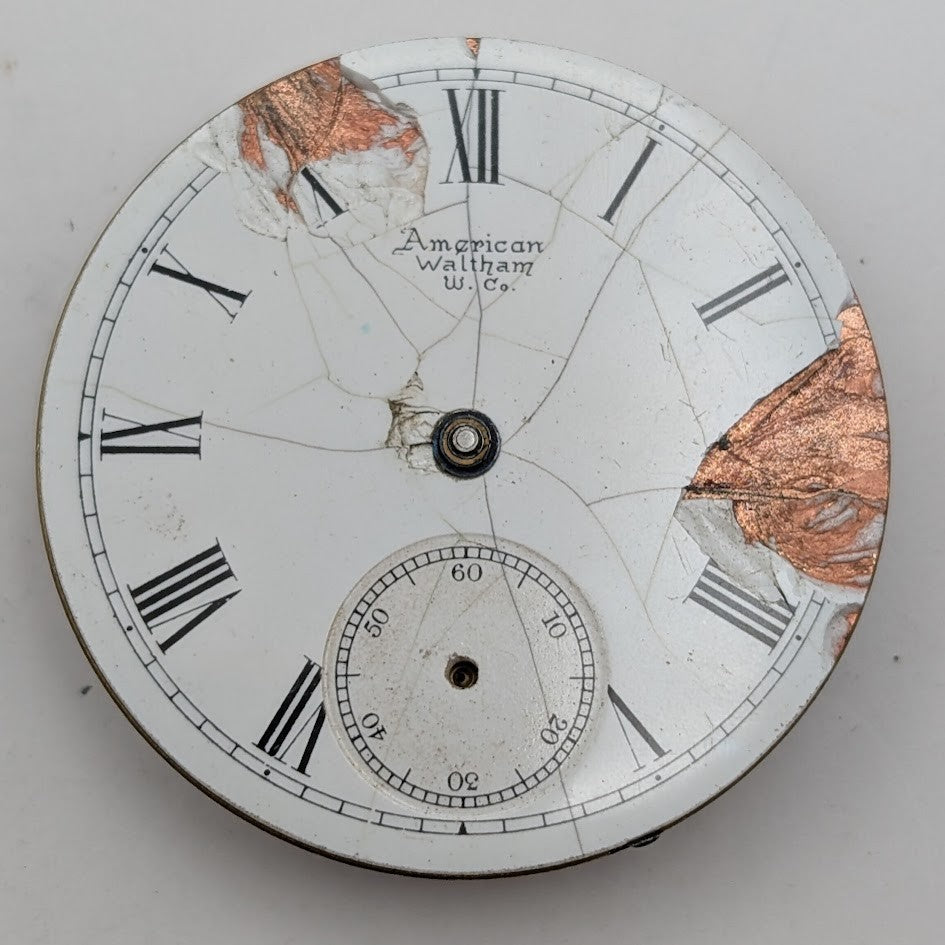 1891 Waltham Model 1883 Grade No. 1 7J 18s Pocket Watch Movement For Repair1