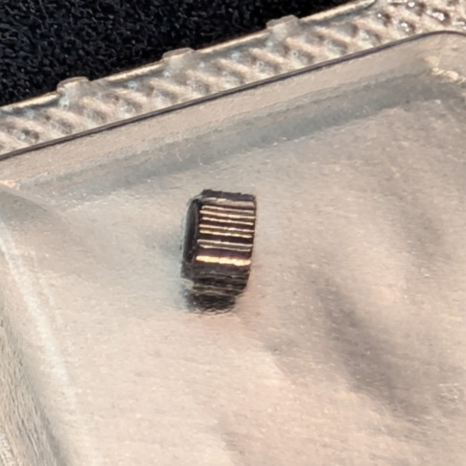 Omega 069ST42134 Stainless Steel Crown 2.9mm Tube 1.6mm For 0.9mm Tap 102