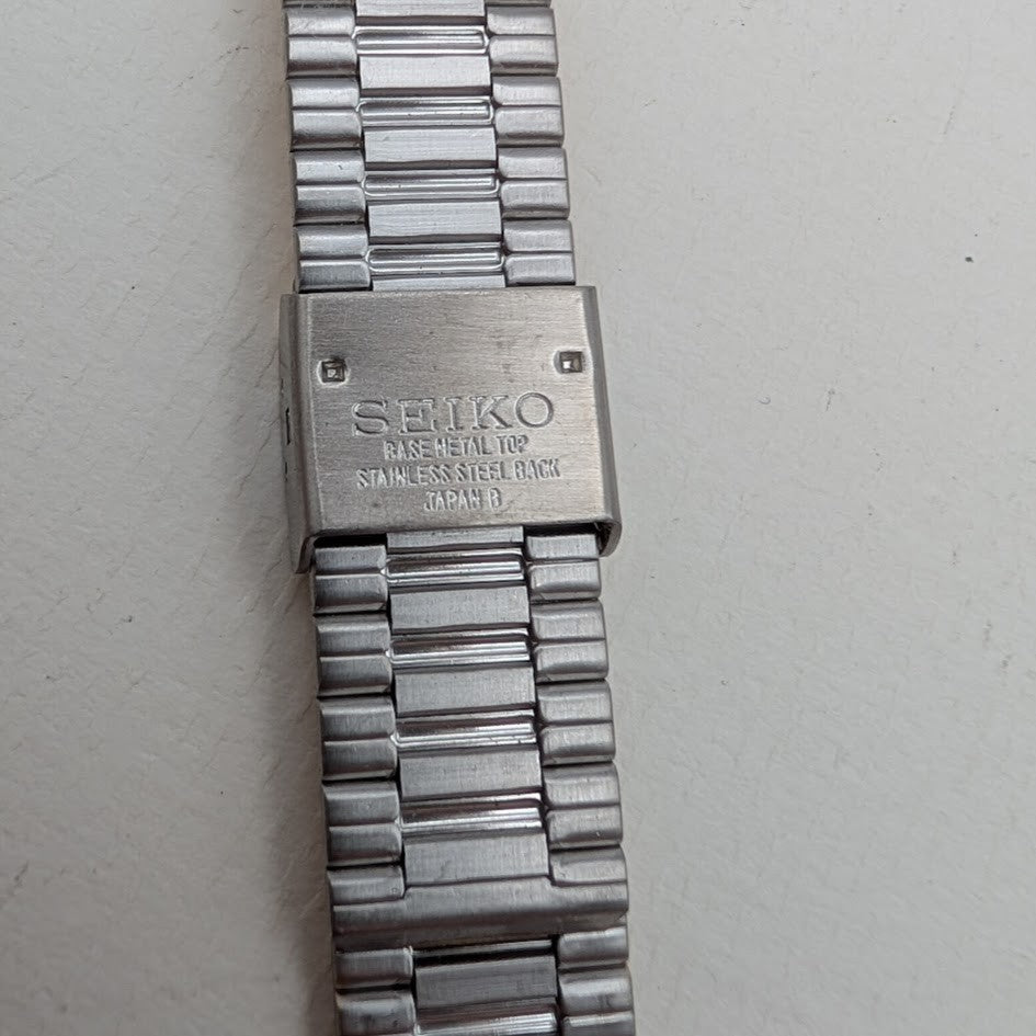 Seiko B1047 Gold Tone Watch Band Bracelet 18mm Lugs 20mm Wide - Unused2